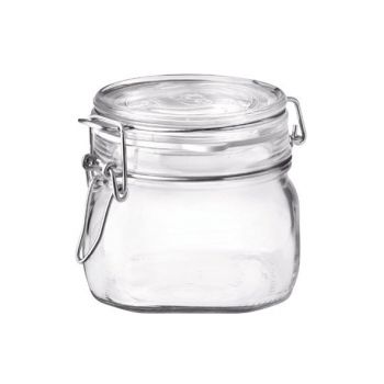 Bormioli Fido Jar With Clips 500ml Set6 D10,6cm