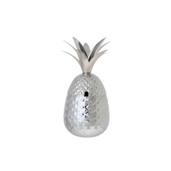 Cosy & Trendy Pineapple Mug 800ml Silver Hammered