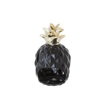 Cosy & Trendy Pineapple Black Candle Holder D8.5xh14.7
