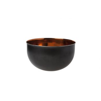 Cosy & Trendy Bowl 17xh10cm Black Out - Copper In
