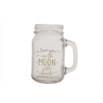 Cosy @ Home Tealichtglass Jar Clear 12x7xh13cm