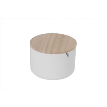 Cosy @ Home Jewelery Box Modern Wood White 13x13x9cm