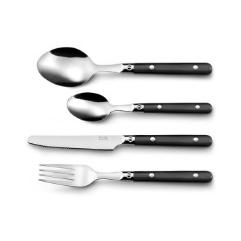Amefa Retail Pradel Essentiel Saxo S16 Cutlery Black