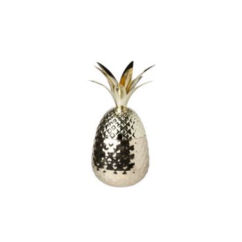 Cosy & Trendy Pineapple Mug 800ml Gold Hammered