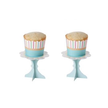 Cosy & Trendy Cake Cups S16 2 Types Lign-green 5x4.5cm