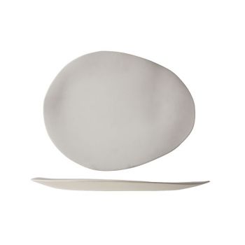 Cosy & Trendy Palissandro White Oval Plate 37x29xh2cm