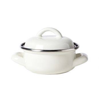 Cosy & Trendy Servingpot Ivory Email D10cm 30cl