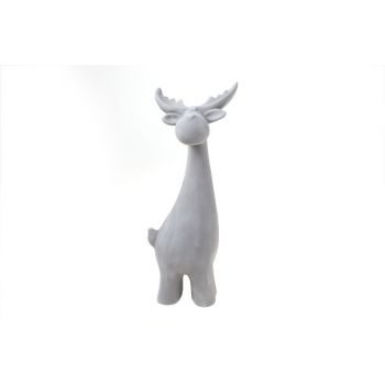 Cosy @ Home Reindeer Gray Pottery H29,5x11,5x6,5