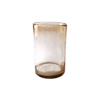 Cosy @ Home Wind Light Brown Cylindrical Glass 18x18