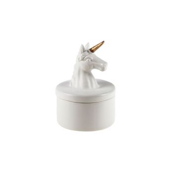 Cosy @ Home Box White Ceramic 10,5x10,5xh14,5 Unicor