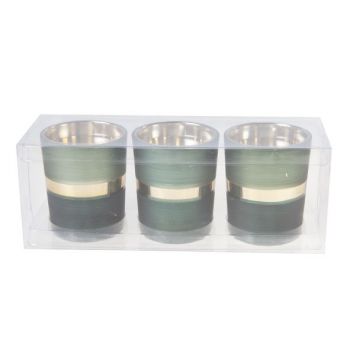 Cosy @ Home Tealight Holder Multi-color Round Glass