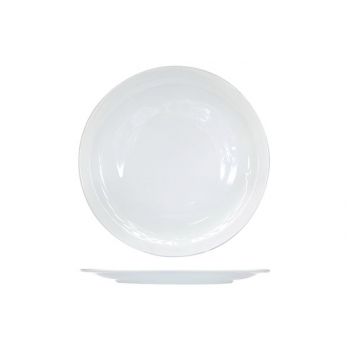 Costa Verde Nordika White Plate Flat 24cm Set 6
