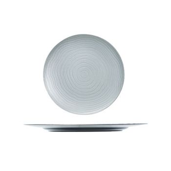 Cosy @ Home Plate Silver Round Synthetic 33x33xh2 Cu