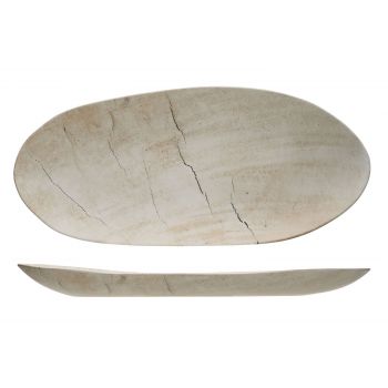 Cosy & Trendy Lithos Wave Oval Plate 41.2x18xh3cm