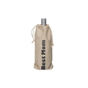 Cosy & Trendy Wine Bag 'best Mom' 15xh30cm