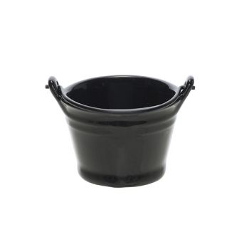 Cosy & Trendy Bucket Black Mini Bucket D7.8xh5.5cm 15c