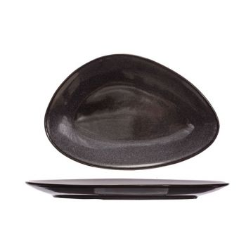 Cosy & Trendy For Professionals Black Granite Dinner Plate 33x22,5cm