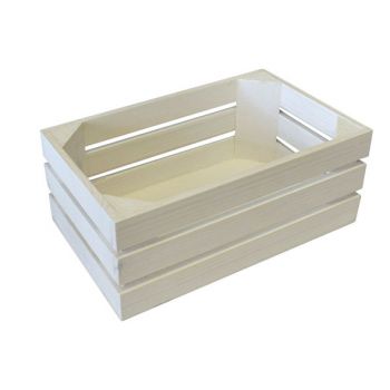 Bisetti Gnbox 1-4 Wood White 26x15.7xh10.5cm