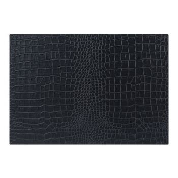 Cosy & Trendy Placemat Leather L. Black 43xh30cm