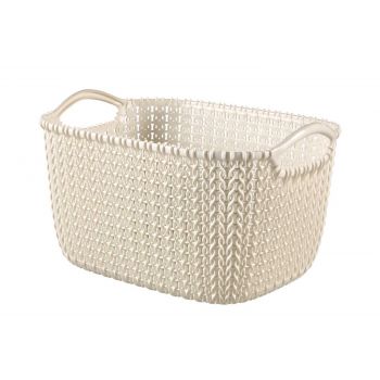 Curver Knit Basket S Rh 8l Oasis White