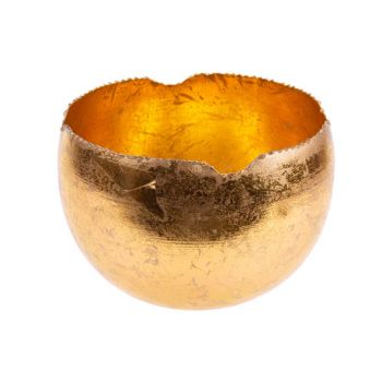 Cosy @ Home Tealight Holder Gold D15xh15cm Round Met