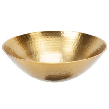 Cosy @ Home Bowl Gold D27,5xh10cm Round Metal