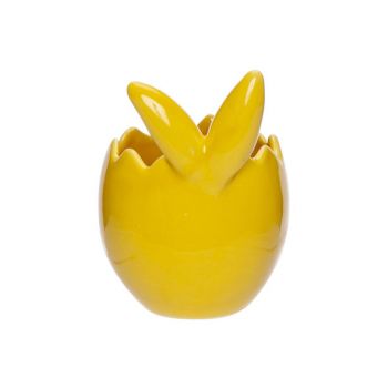 Cosy @ Home Rabbit Pot Yellow 8,5x7xh10cm Round