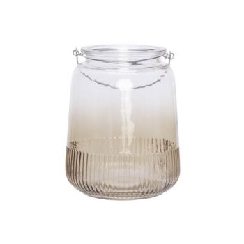 Cosy @ Home Lantern Beige D19xh24cm Glass