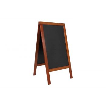 Securit Deluxe Chalkboard Black Frame Rubberwood