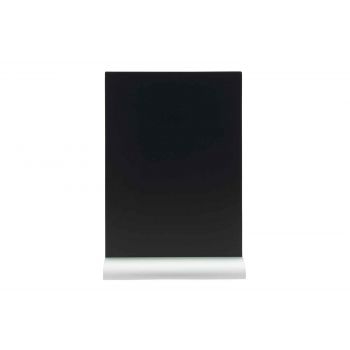 Securit Silhouette Table Chalkboard A4 Black