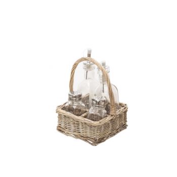 Cosy & Trendy Bottle Carrier Willow 14x14xh19cm