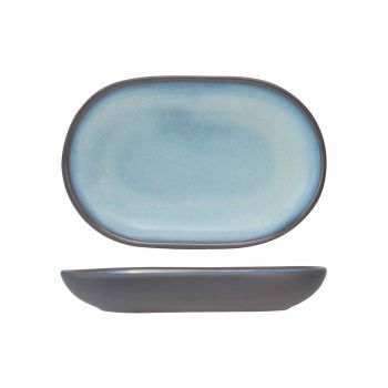 Cosy & Trendy Baikal Blue Apero Plate  12x7,8cm Oval