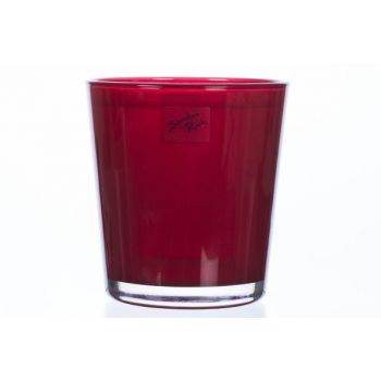 Sandra Rich Flowerpot Red D12,5xh13,5cm Glass