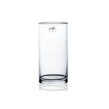 Sandra Rich Cylinder Vase Transparent D10xh20cm Glas