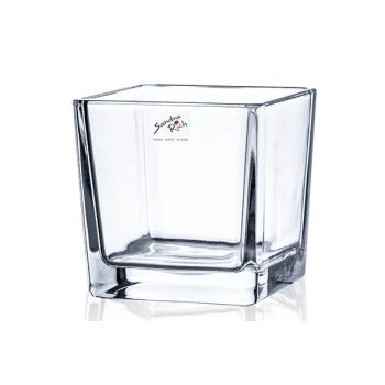 Sandra Rich Tealight Glass Transparent 10x10xh10cm