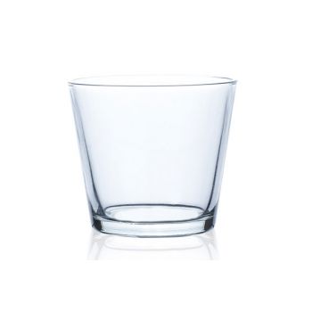 Sandra Rich Tealight Glass Transparent D9xh8cm Conic