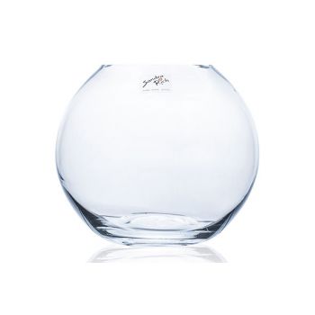 Sandra Rich Vase Transparent D17,5xh15cm Round Glass