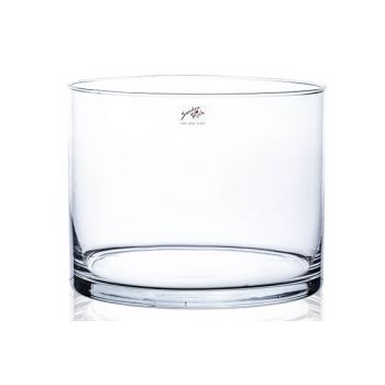 Sandra Rich Cylinder Vase Transparent D25xh20cm Glas