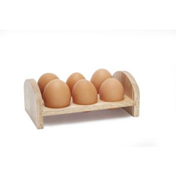 Cosy & Trendy 6-hole Egg Rack Wood 17.2x10.1x6.5cm