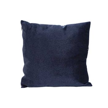 Cosy @ Home Cushion Hairy Dark Blue 40x40xh6cm
