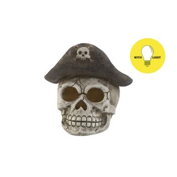 Cosy @ Home Pirate Led Excl3xaabatt Hat Skull Grey 1