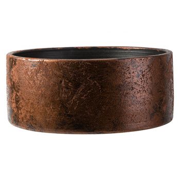 Cosy @ Home Bowl Sand Copper D34 34x34xh14cm Cylindr