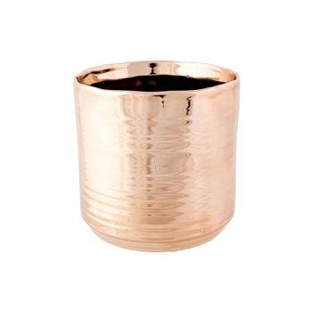 Cosy @ Home Flowerpot Copper D130 13x13xh12,5cm Cyli