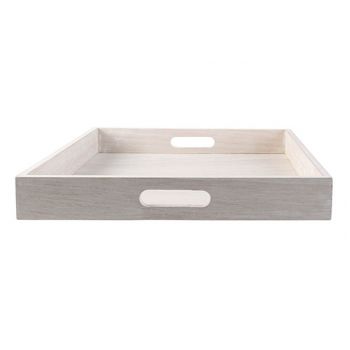 Cosy @ Home Tray Beige 36x36xh5cm Wood