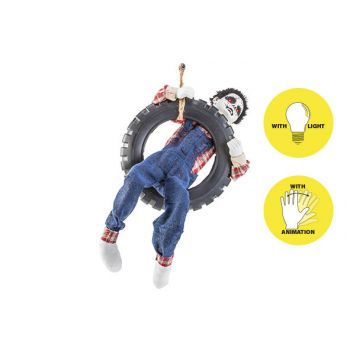 Cosy @ Home Doll In Tire Animation 40x12xh80cm