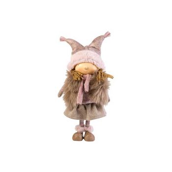 Cosy @ Home Lotte Standing Fur Sand Pink 18x11xh41cm