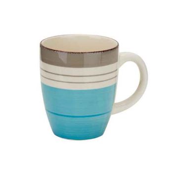 Cosy & Trendy Larissa Blue Mug D8,5xh10,5cm 36cl