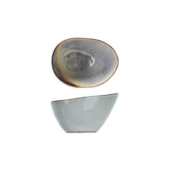 Cosy & Trendy Thirza Grey Bowl 15x12,5xh7-8,5cm