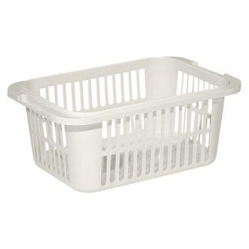Curver Lingo Laundry Basket White 55l