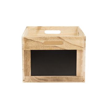 Securit Menu Holders Wooden Crate Chalkboard